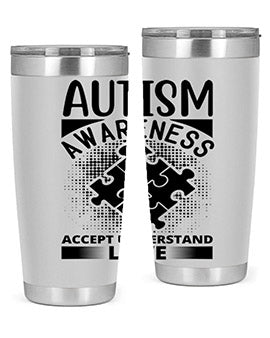 Autism awareness Style 43#- autism- Tumbler