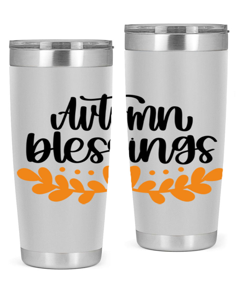 Autumn Blessings 472#- fall- Tumbler