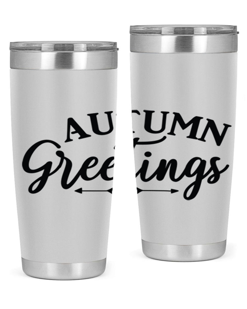 Autumn Greetings 16#- fall- Tumbler