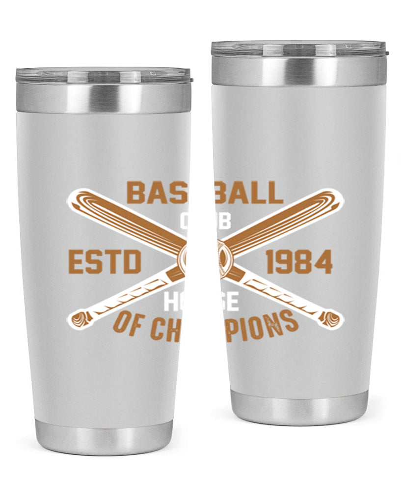 Baseball 1443#- baseball- Tumbler