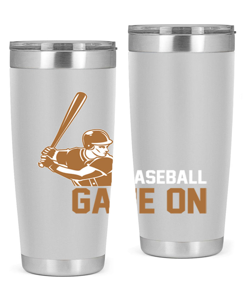 Baseball game 1446#- baseball- Tumbler