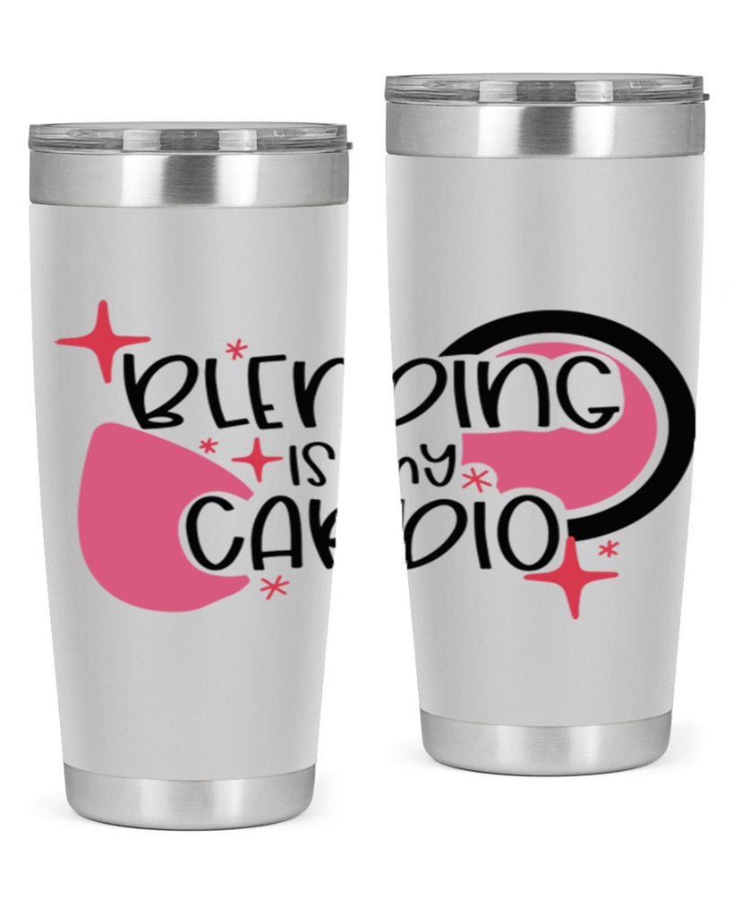 Blending Is My Cardio Style 128#- make up- Tumbler