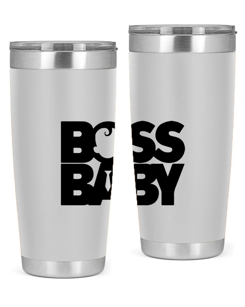 Boss Baby On Board 1#- black words phrases- Cotton Tank