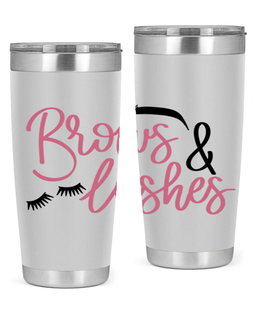 Brows Lashes Style 122#- make up- Tumbler