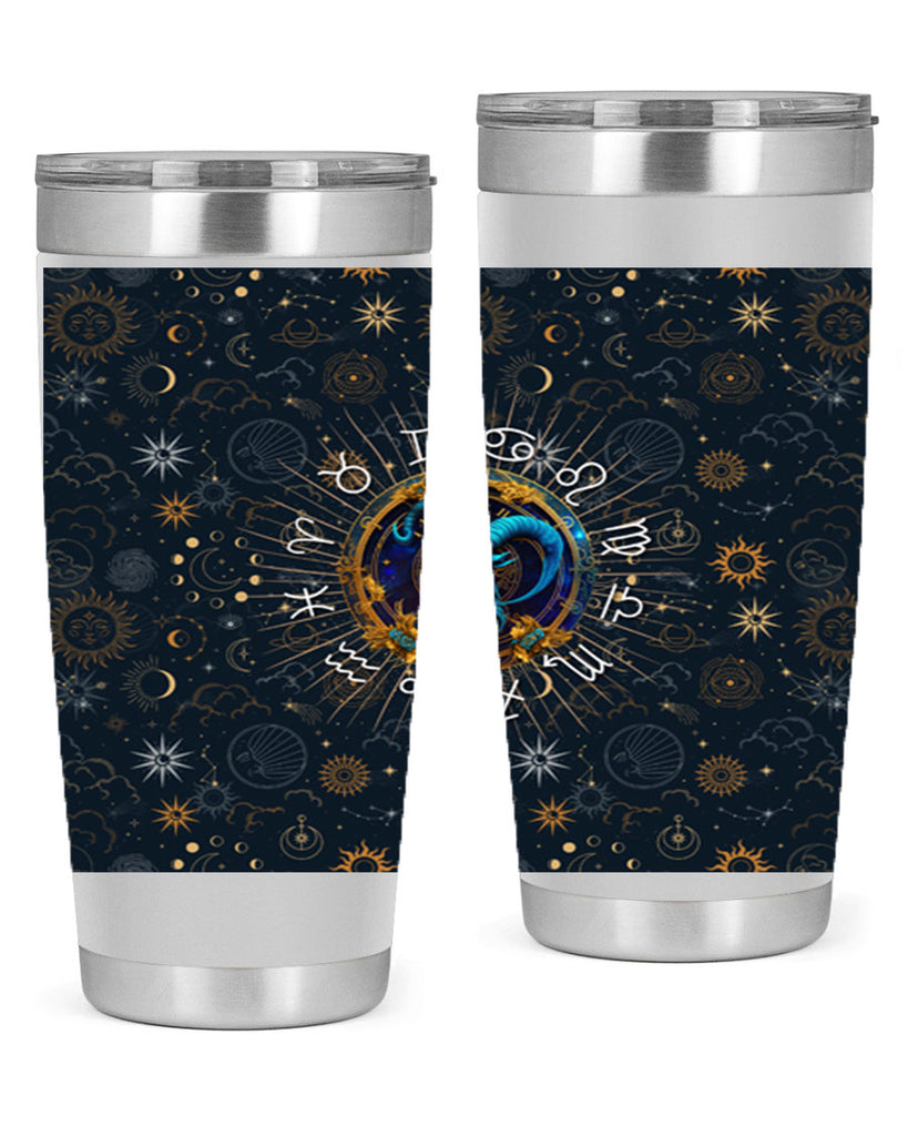 Capricorn Straight 184#- zodiac- Tumbler