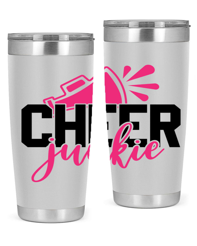 Cheer junkie 1390#- cheer- Tumbler