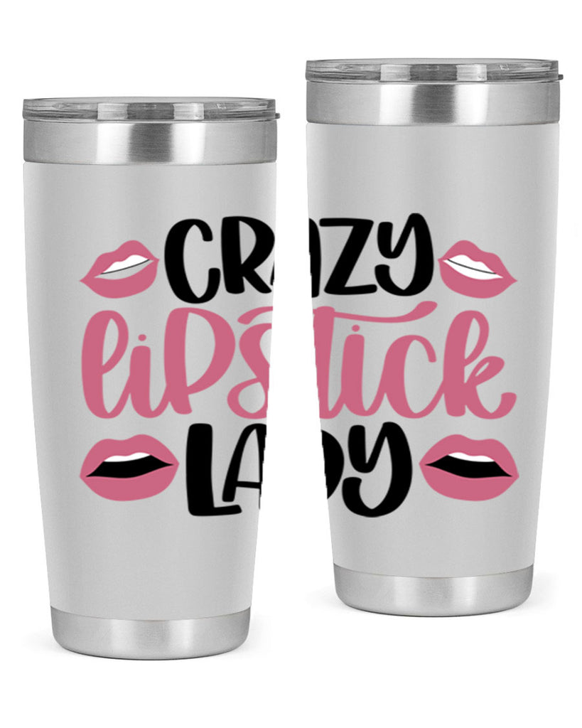 Crazy Lipstick Lady Style 107#- make up- Tumbler