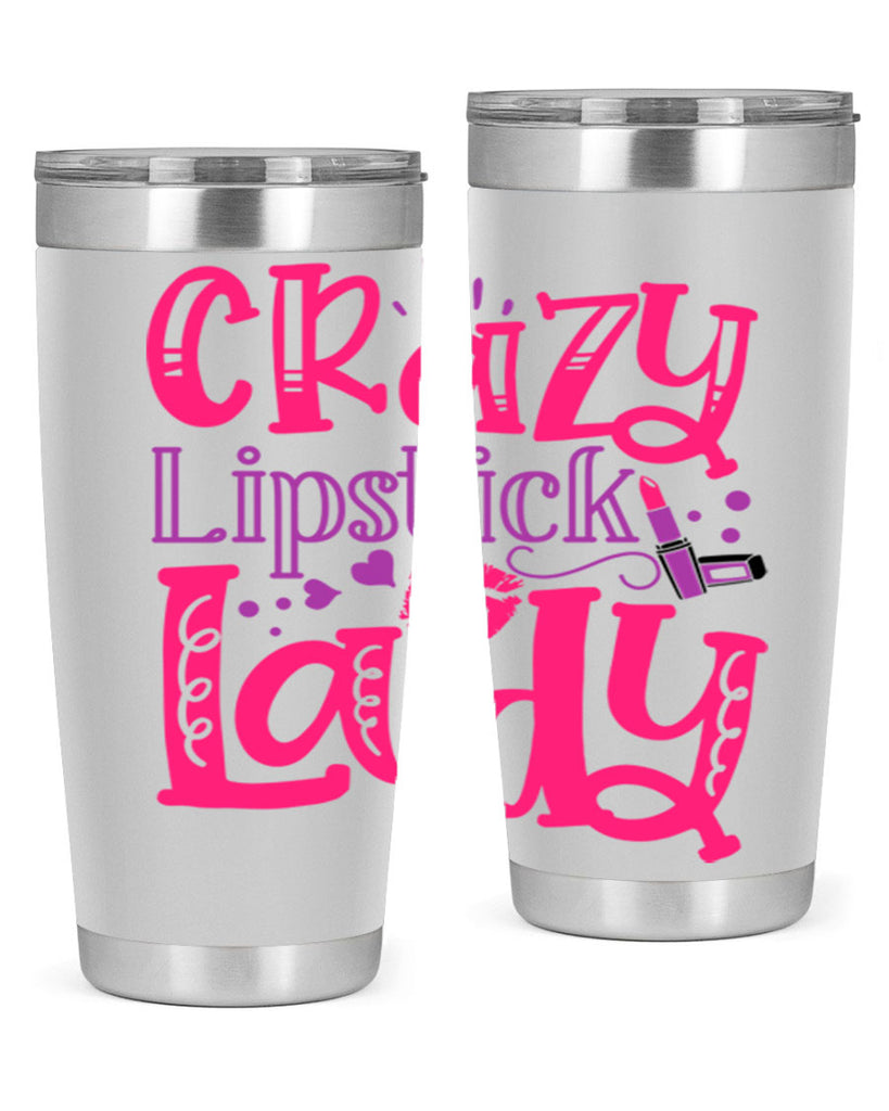 Crazy Lipstick Lady Style 241#- make up- Tumbler
