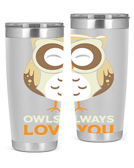 Cute Owl Always Love You A TurtleRabbit 3#- owl- Tumblers