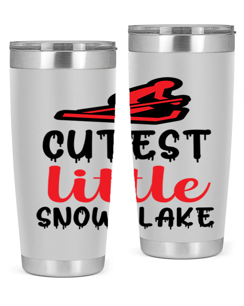 Cutest little snowflake 87#- winter- Tumbler