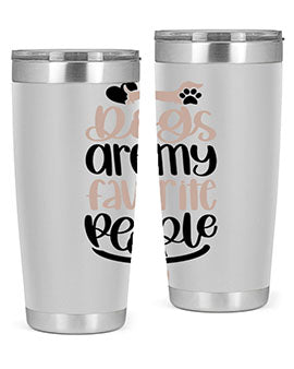 Dogs Are My Favorite People Style 23#- dog- Tumbler