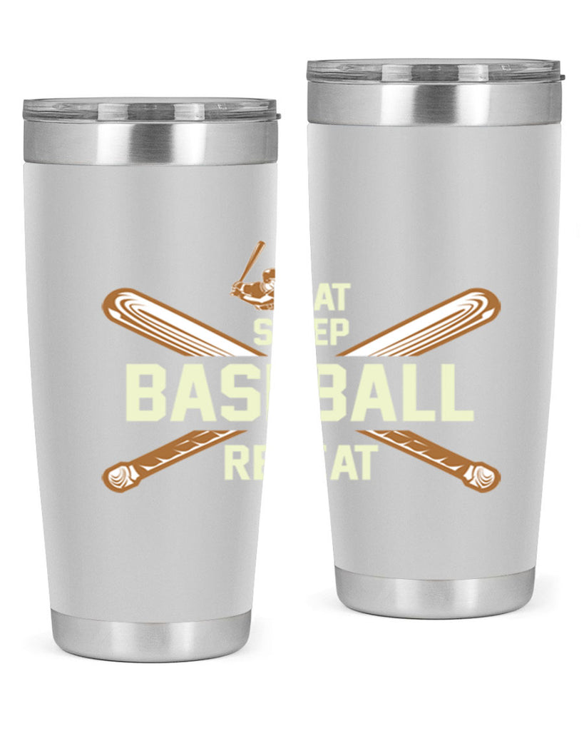 Eat 1285#- baseball- Tumbler