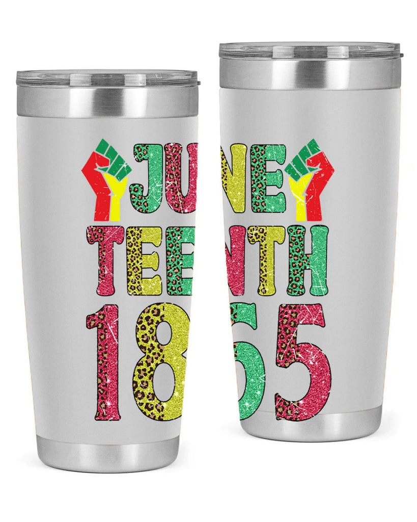 Fist Juneteenth Since 1865 Design Png 10#- Juneteenth- tumbler