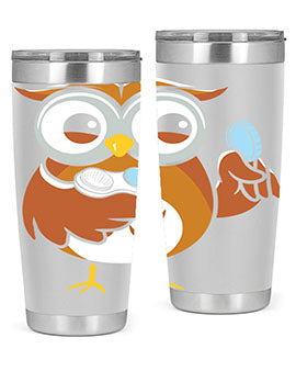 Funny Owl Contact Lens Case A TurtleRabbit 6#- owl- Tumblers