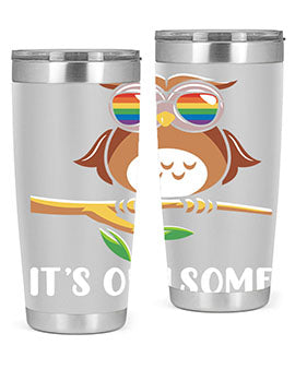 Funny Owl Gift Im Owlsome A TurtleRabbit 7#- owl- Tumblers