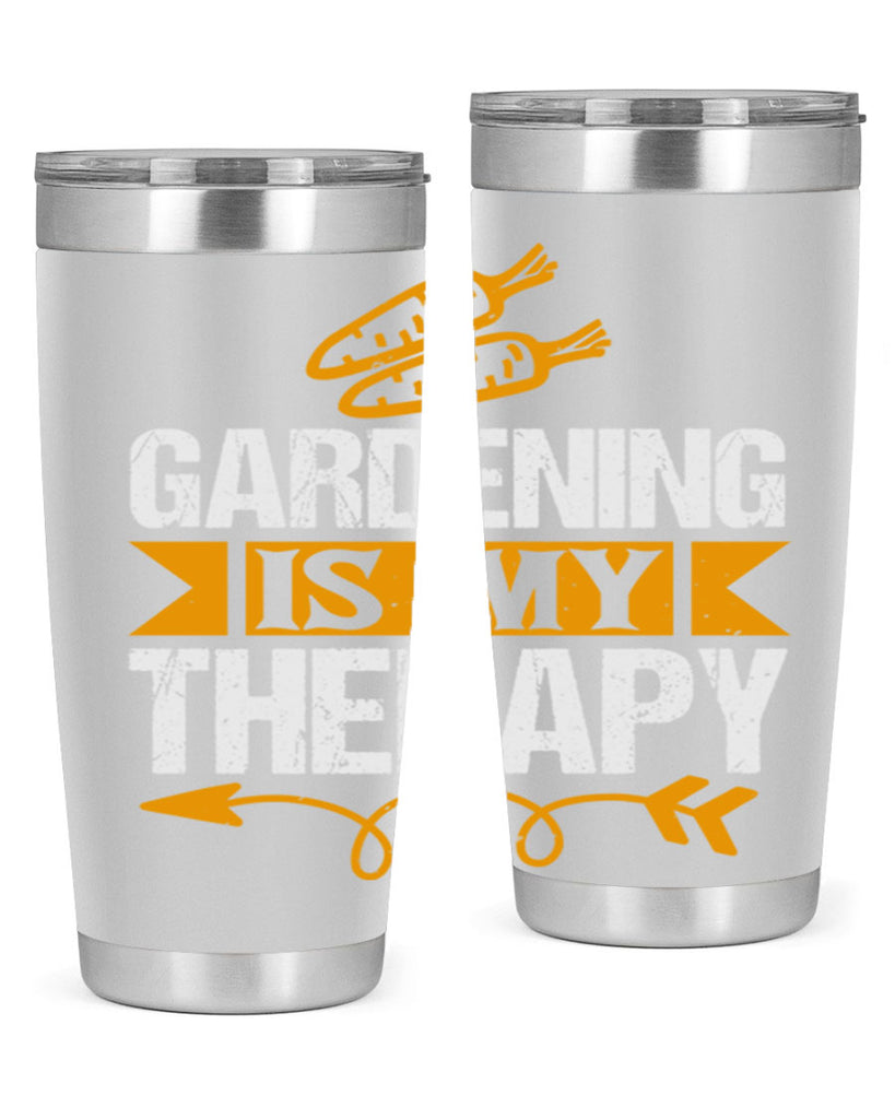 Gardending is my Therapy 64#- farming and gardening- Tumbler