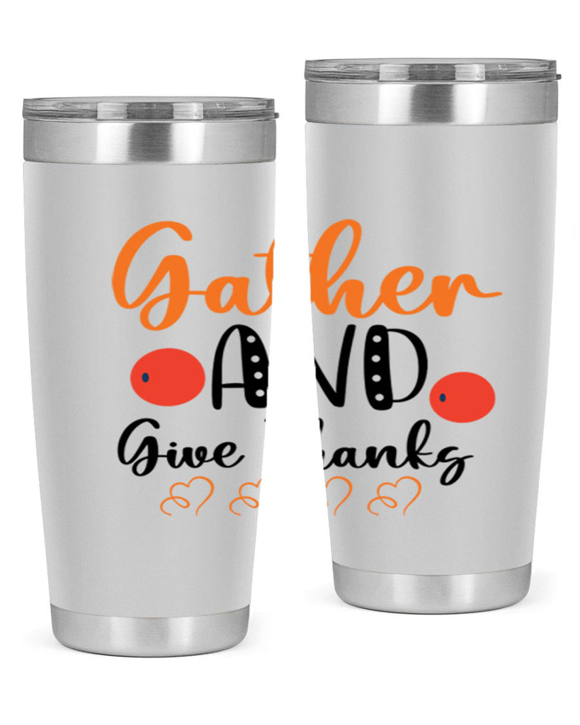 Gather And Give Thanks 188#- fall- Tumbler