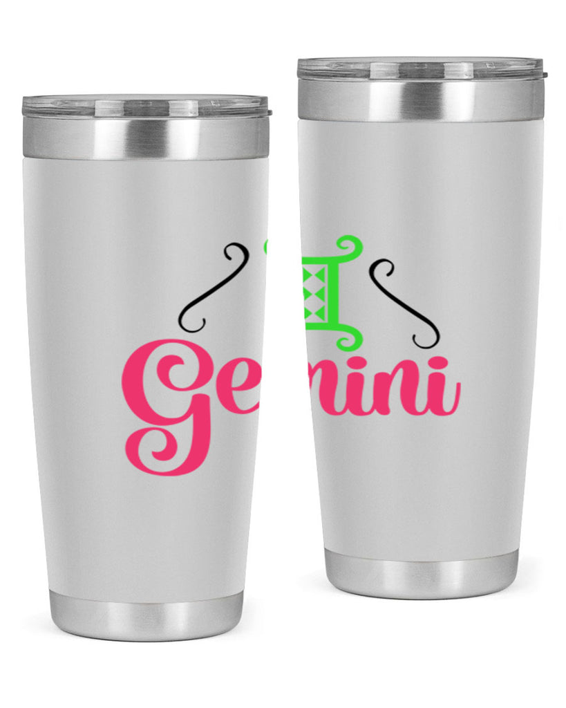 Gemini 224#- zodiac- Tumbler