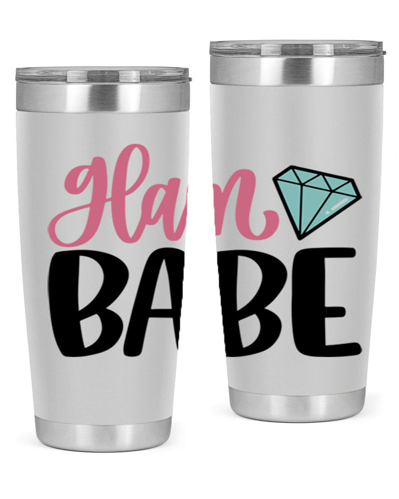 Glam Babe Style 98#- make up- Tumbler