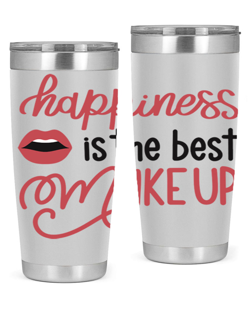 Happiness is the Best Makeup Style 94#- make up- Tumbler