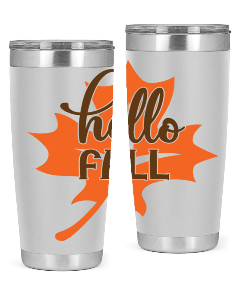 Hello Fall 273#- fall- Tumbler