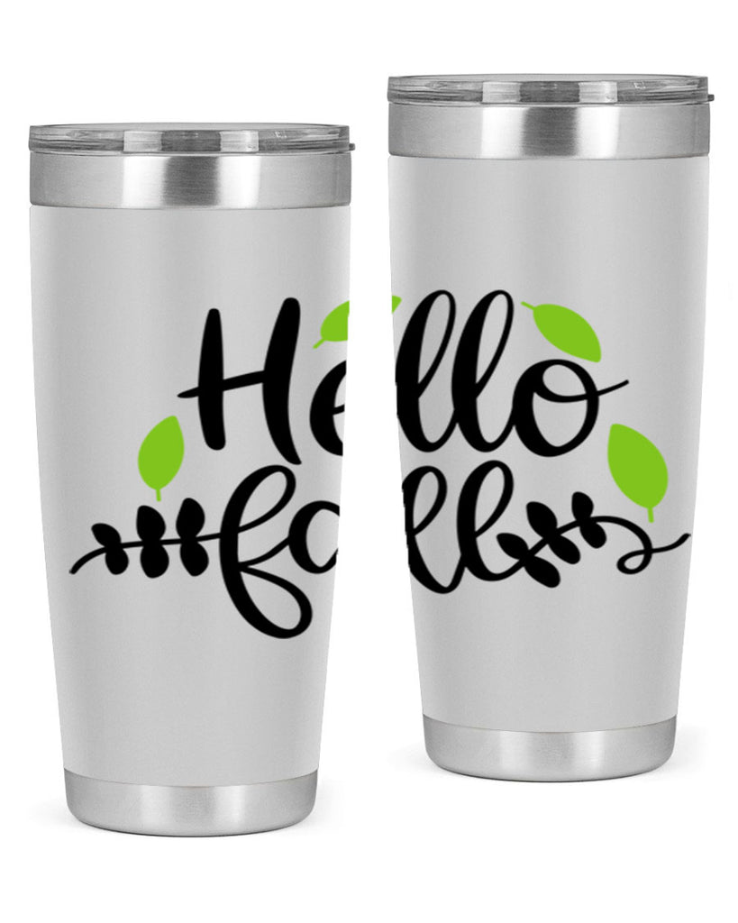 Hello Fall 283#- fall- Tumbler