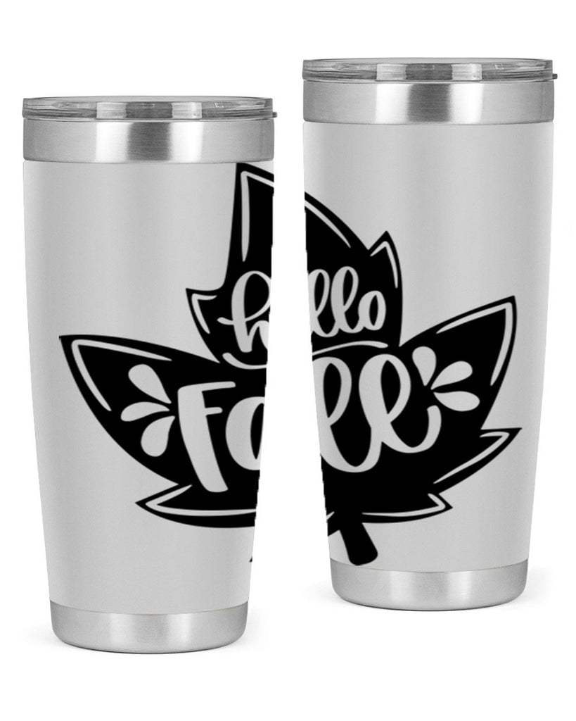 Hello Fall 494#- fall- Tumbler