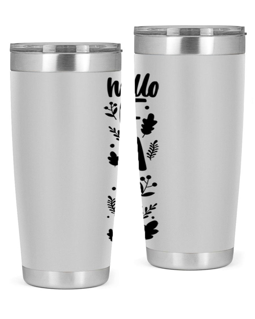 Hello Fall 495#- fall- Tumbler
