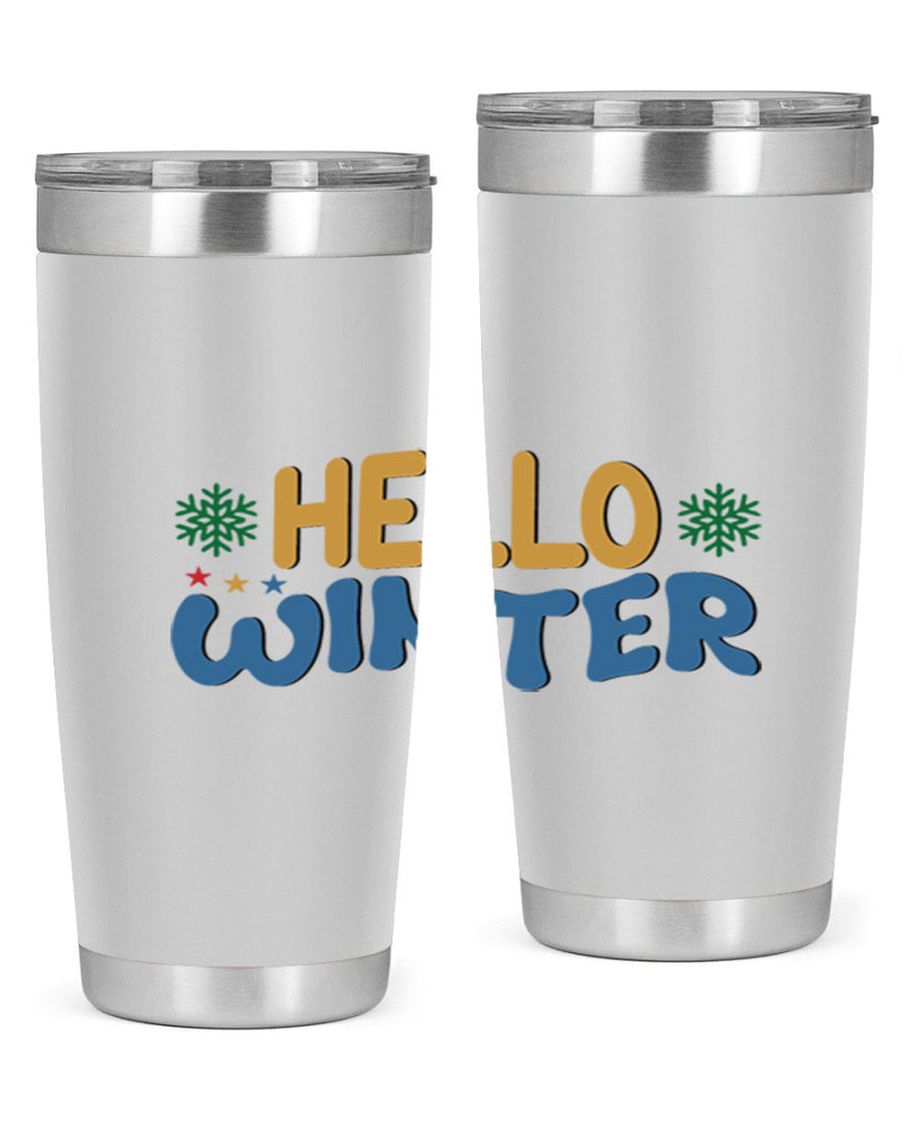 Hello Winter 181#- winter- Tumbler