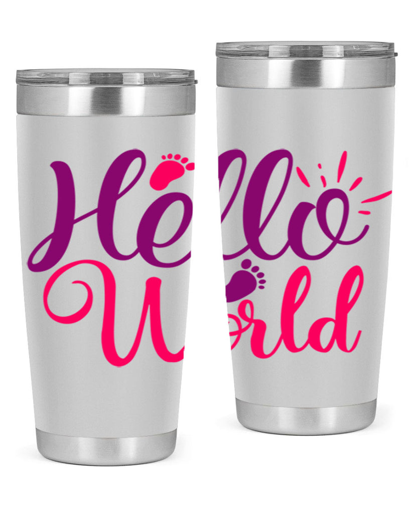 Hello World Style 260#- baby- tumbler
