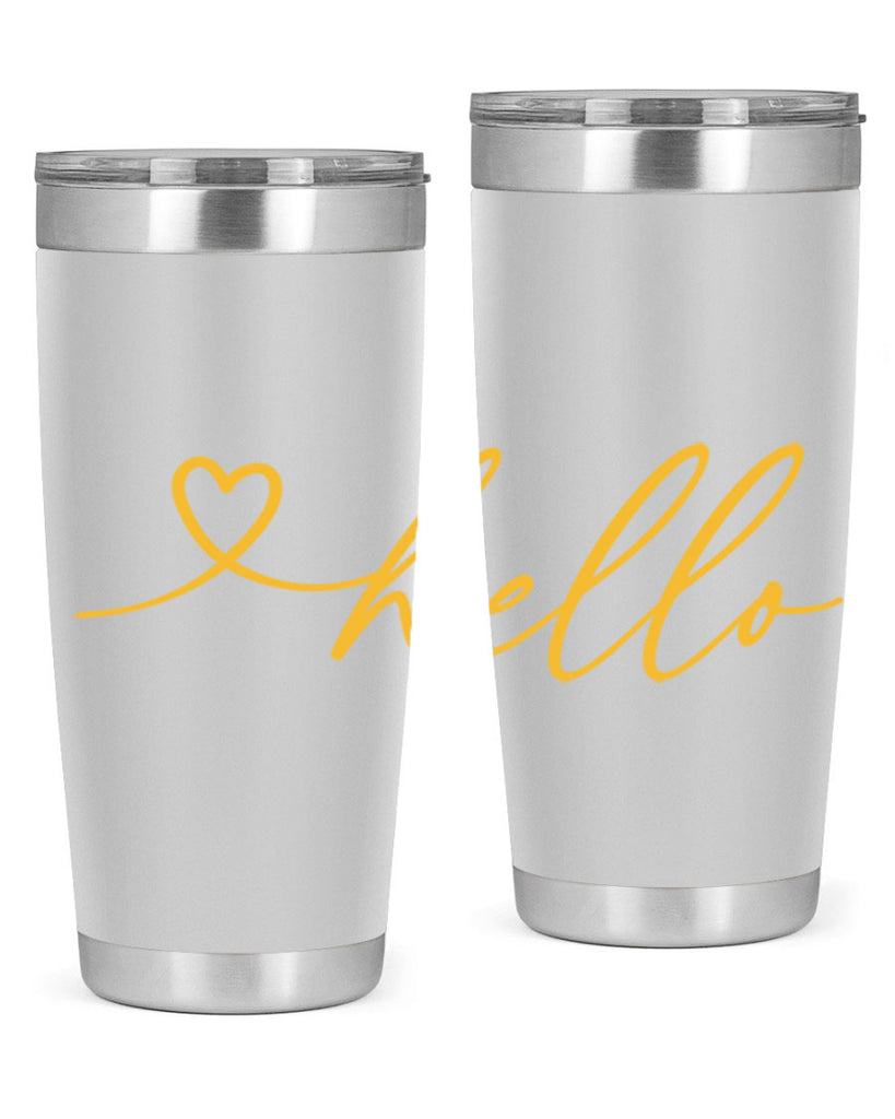 Hello heart183#- spring- Tumbler