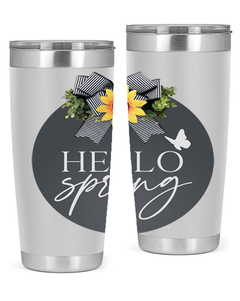 Hello spring butterfly Mockup194#- spring- Tumbler