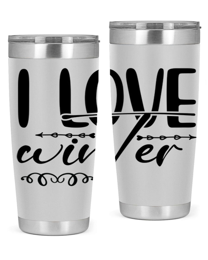 I love winter 243#- winter- Tumbler