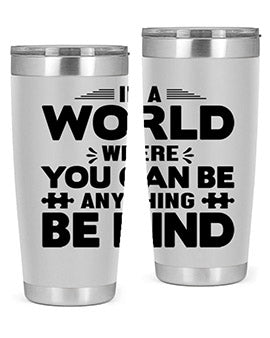 In a world Style 48#- autism- Tumbler