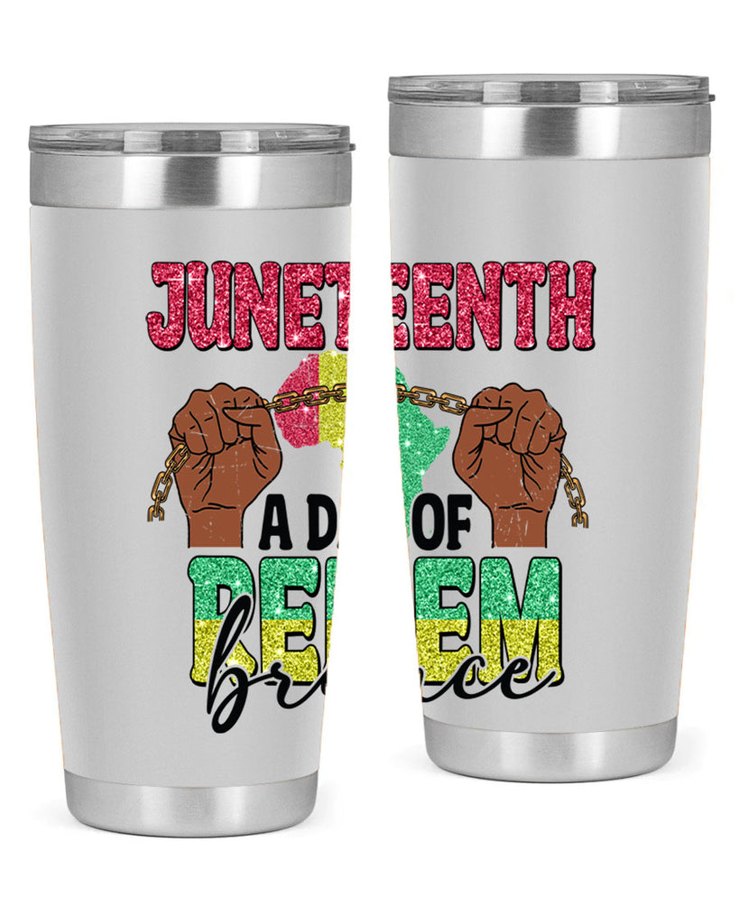 Juneteenth A Day Of Remembrance Png 9#- Juneteenth- tumbler