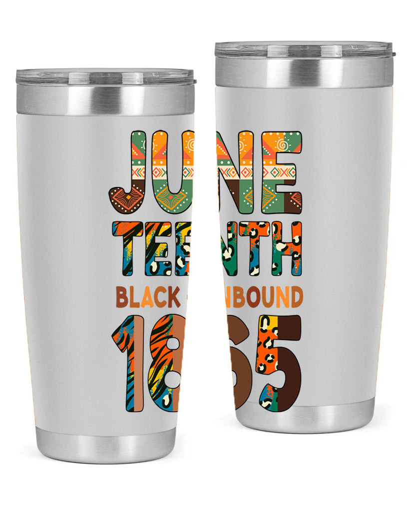 Juneteenth Black Unbound 1865 Png 33#- Juneteenth- tumbler
