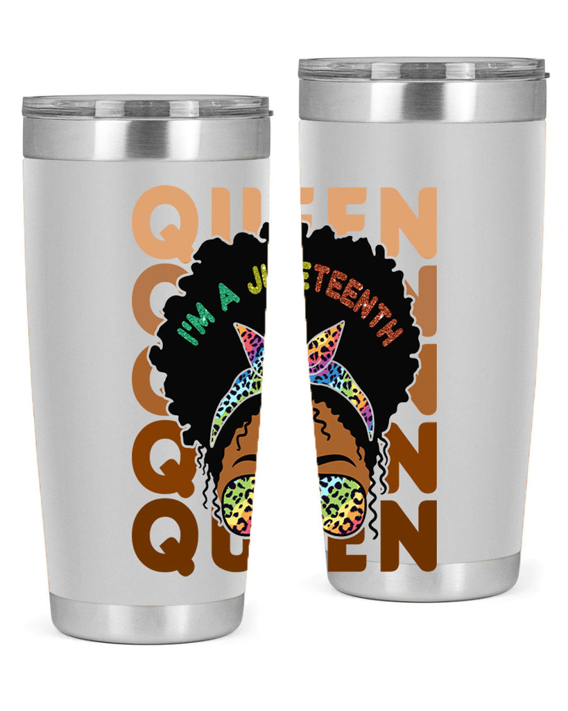 Juneteenth Queen Swag Black Melanin Png 26#- Juneteenth- tumbler