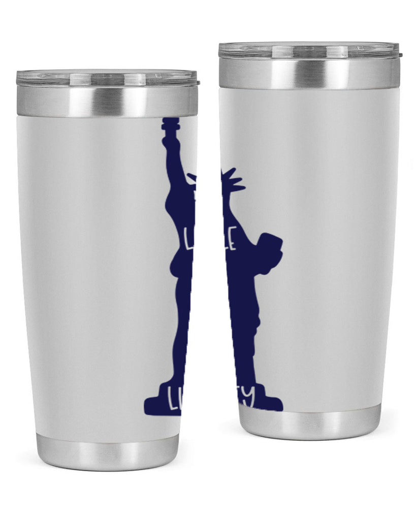 Little Miss Liberty Style 163#- Fourt Of July- Tumbler
