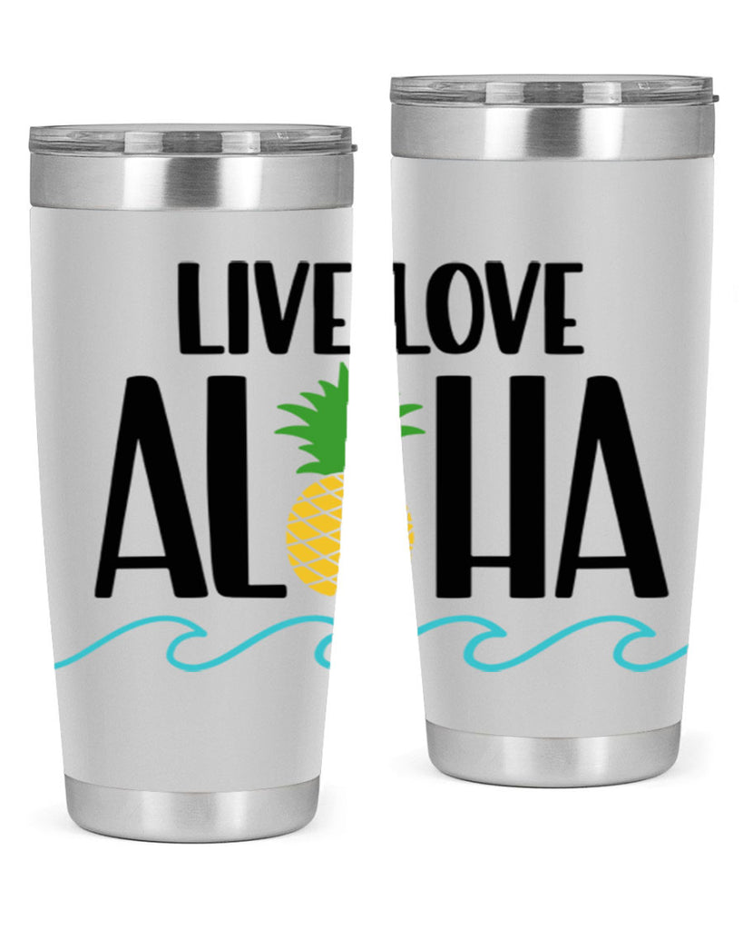 Live Love Aloha Style 30#- summer- Tumbler