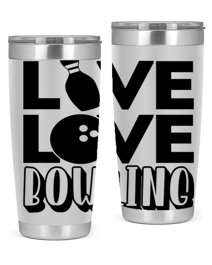 Live Love Bowling 833#- bowlig- Tumbler