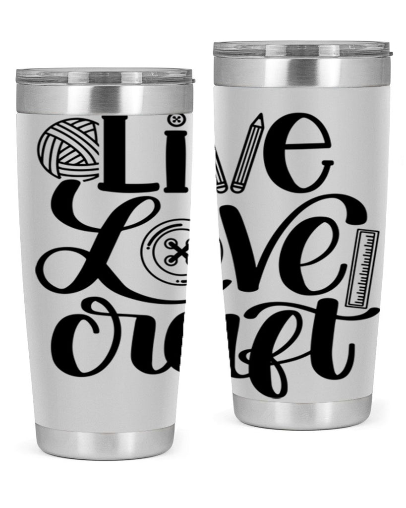 Live Love Craft 14#- crafting- Tumbler