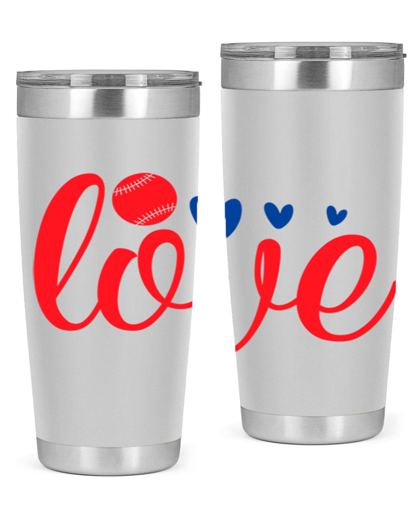 Love 2052#- baseball- Tumbler