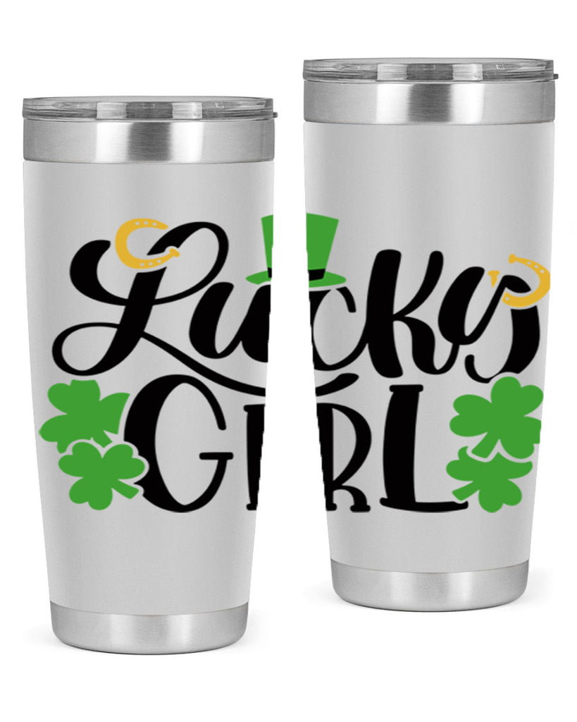 Lucky Girl Style 56#- St Patricks Day- Tumbler
