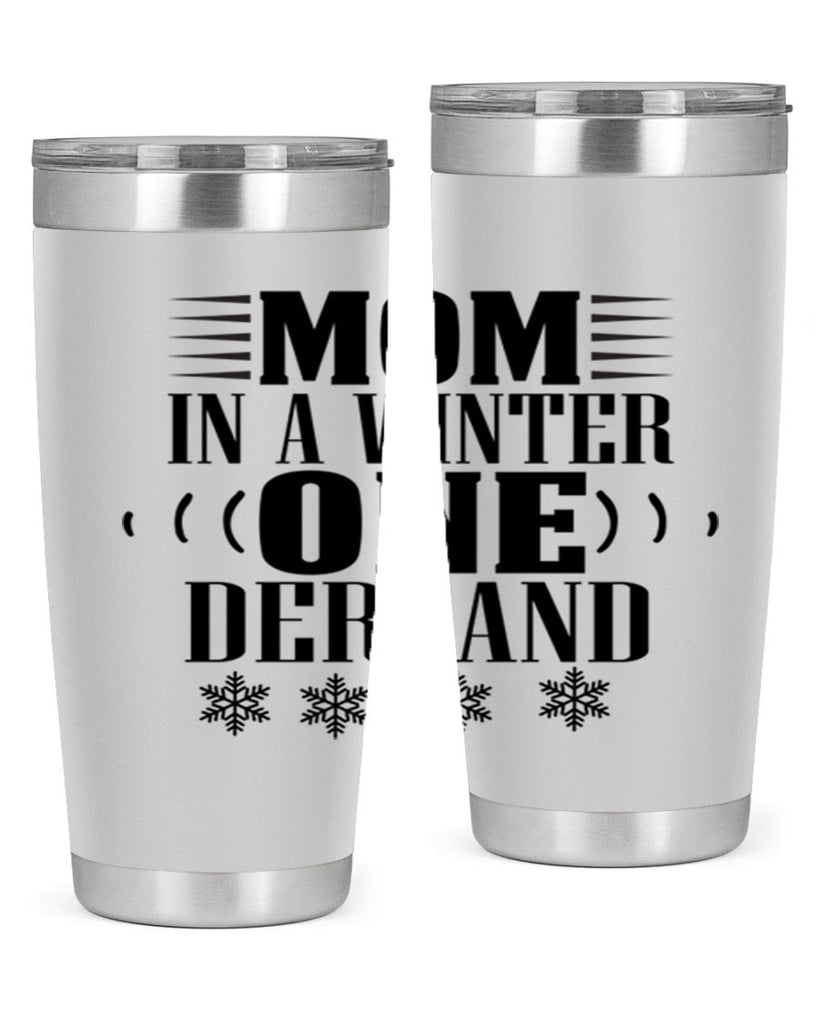 MOM IN A WINTER ONE DERLAND 322#- winter- Tumbler
