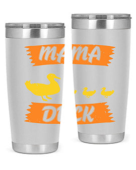 Mama Duck Style 26#- duck- Tumbler