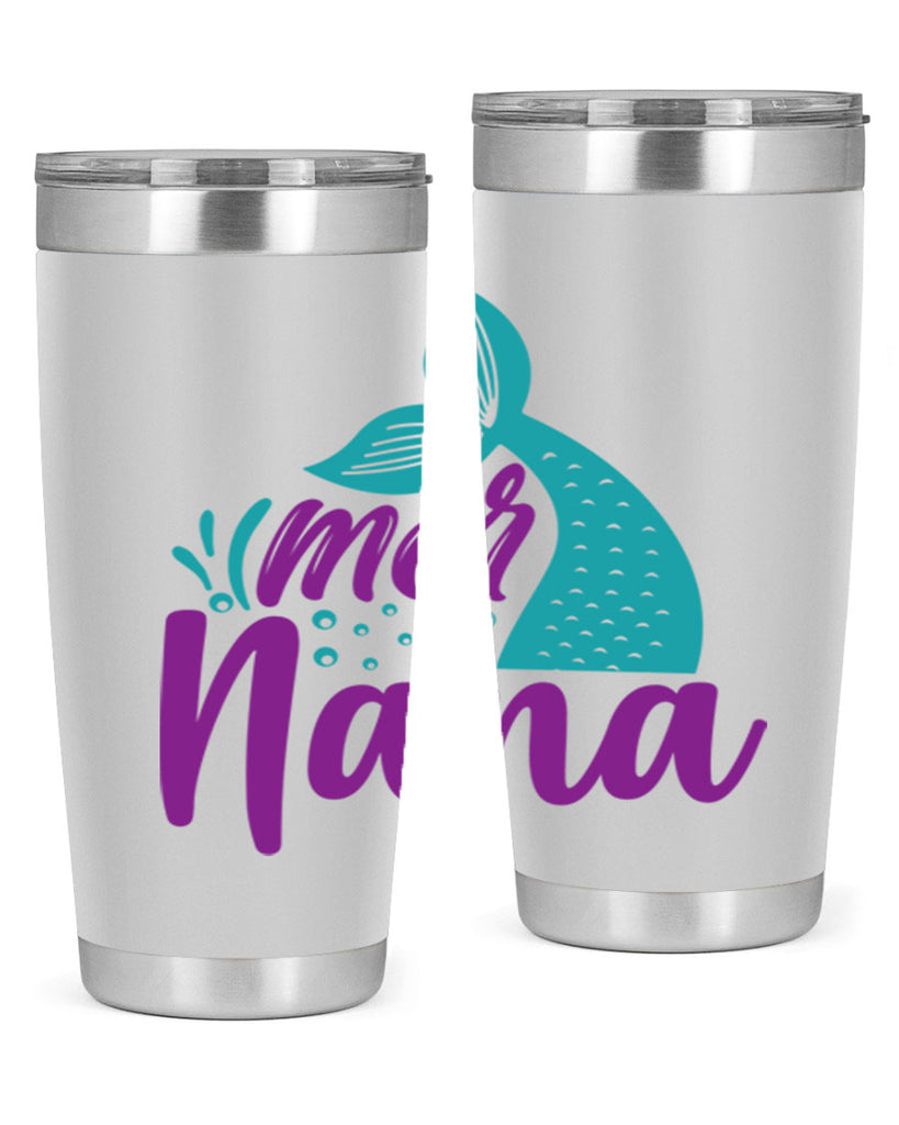 Mer Nana 343#- mermaid- Tumbler