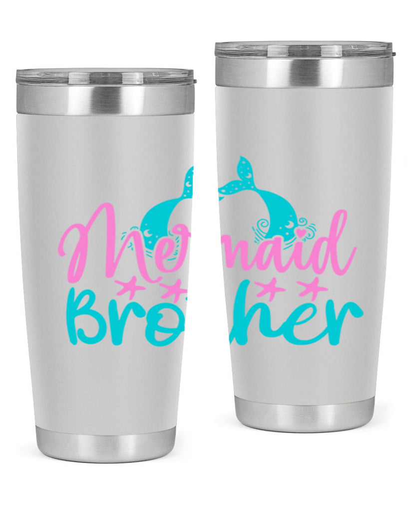 Mermaid Brother 354#- mermaid- Tumbler