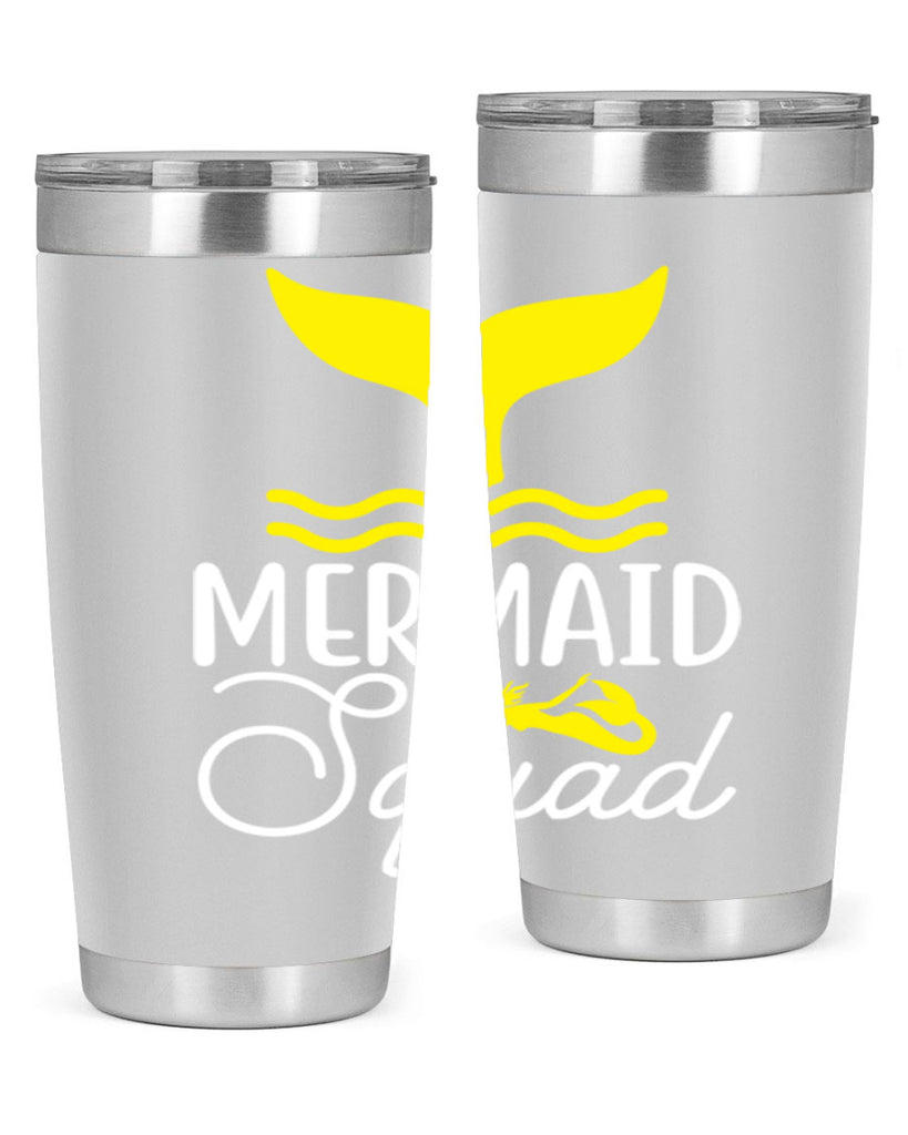 Mermaid Squad 380#- mermaid- Tumbler
