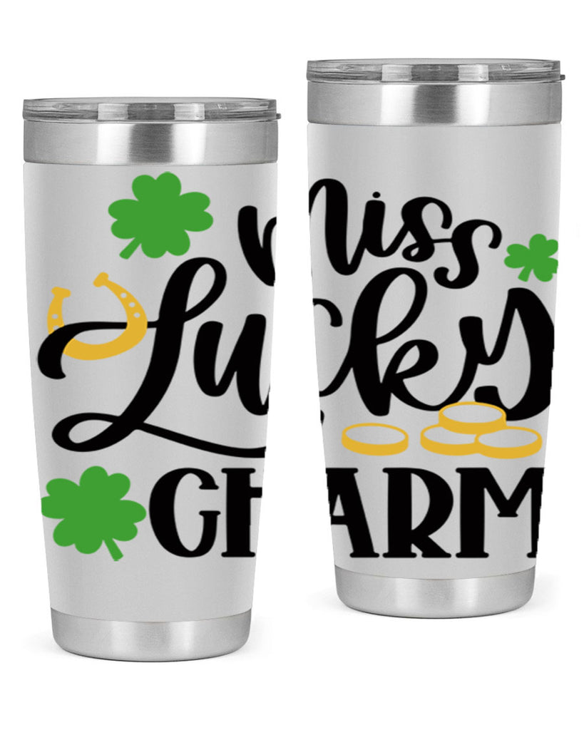 Miss Lucky Charm Style 47#- St Patricks Day- Tumbler