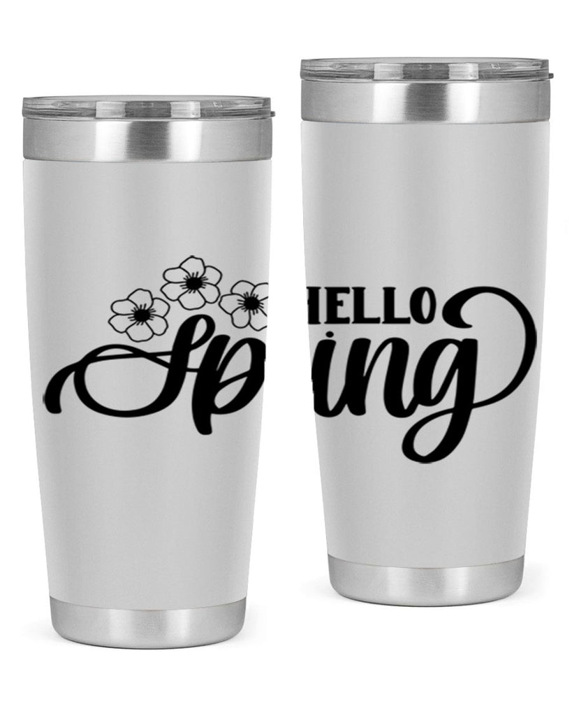 PNG_Hello Spring393#- spring- Tumbler